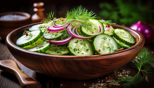 Ukrainian Cucumber Salad